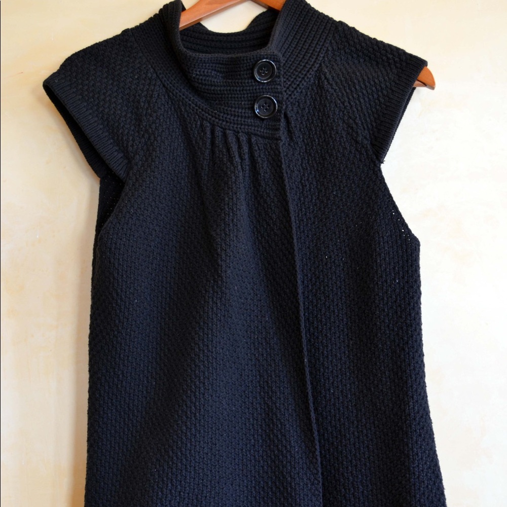 Black August Silk Knit Vest Size M